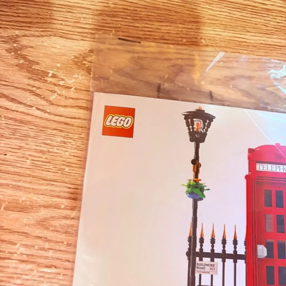 Lego Telephone Booth Red Instruction Book Only No Bricks